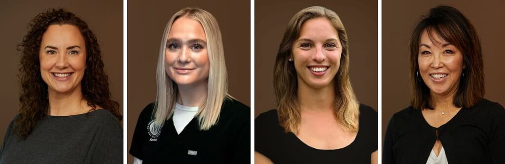 Eugene medspa team of aestheticians, nurse injectors, and physician assistants who can provide facials, non-surgical body contouring, laser treatments, facial fillers, and Botox-type neuromodulators at our medical spa